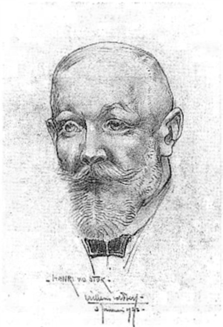 Portret van Henri van der Stok
              <br/>
              Willem van den Berg, 1922